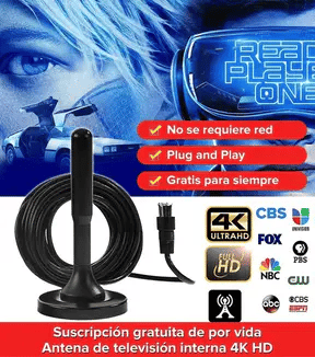 2 pz de Antena TDT Visión PRO