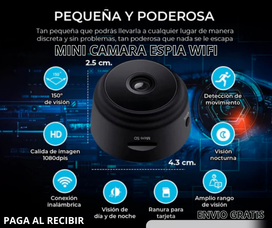 KIT 2 MINICAMARA ESPIA PRO