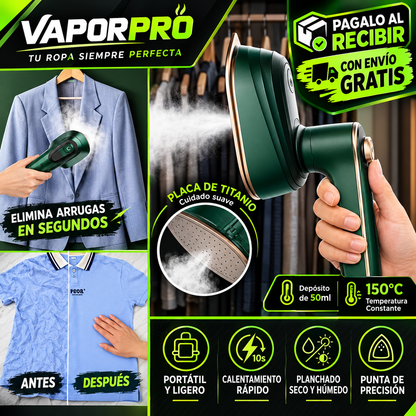 Plancha a Vapor de Mano Portatil