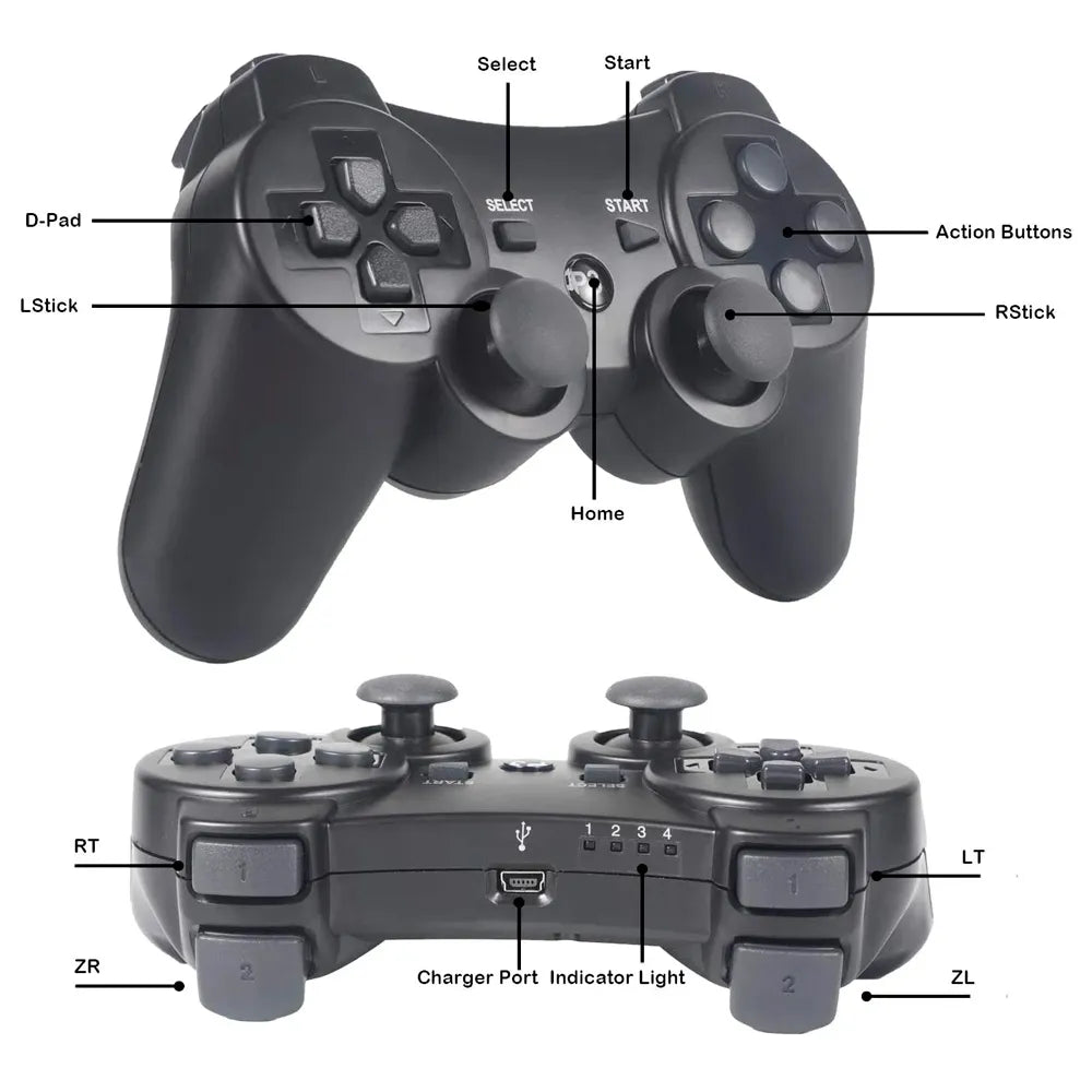 GAMESTICK 4K PRO HD (+22,000 JUEGOS) + 2 CONTROLES