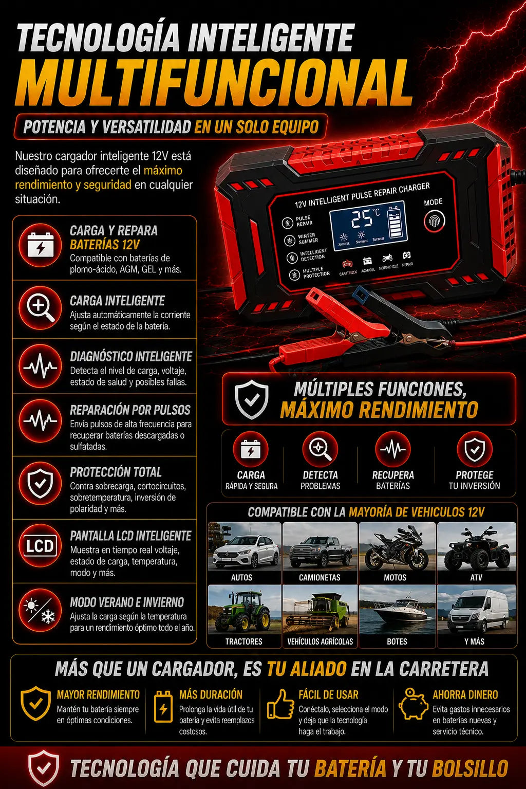 CARGADOR DE BATERIA UltraCharge