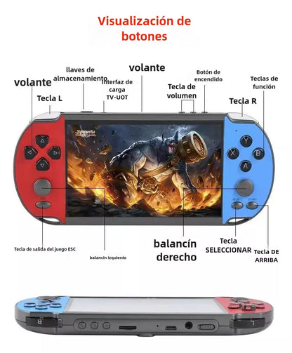 Consola Portatil con 10,000 Juegos