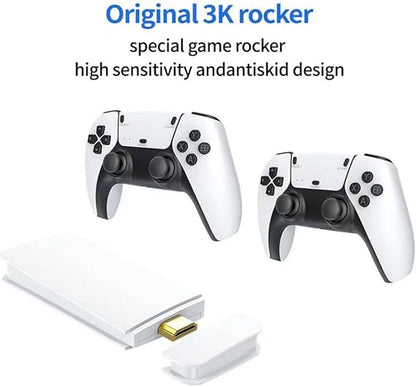 GameStick White 4K PRO  (+20,000 Juegos) + 2 Controles