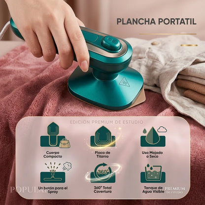 Plancha a Vapor de Mano Portatil