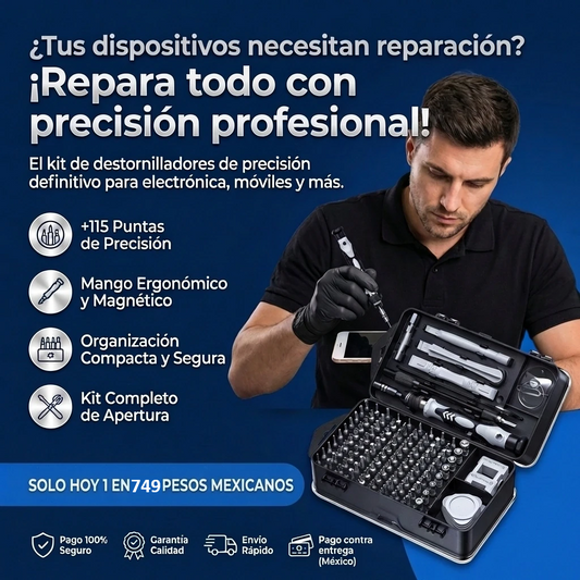 Set De Destornilladores 115 en 1