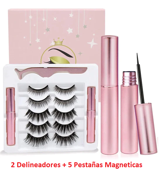 Set Eyeliner y Pestañas Magnéticas