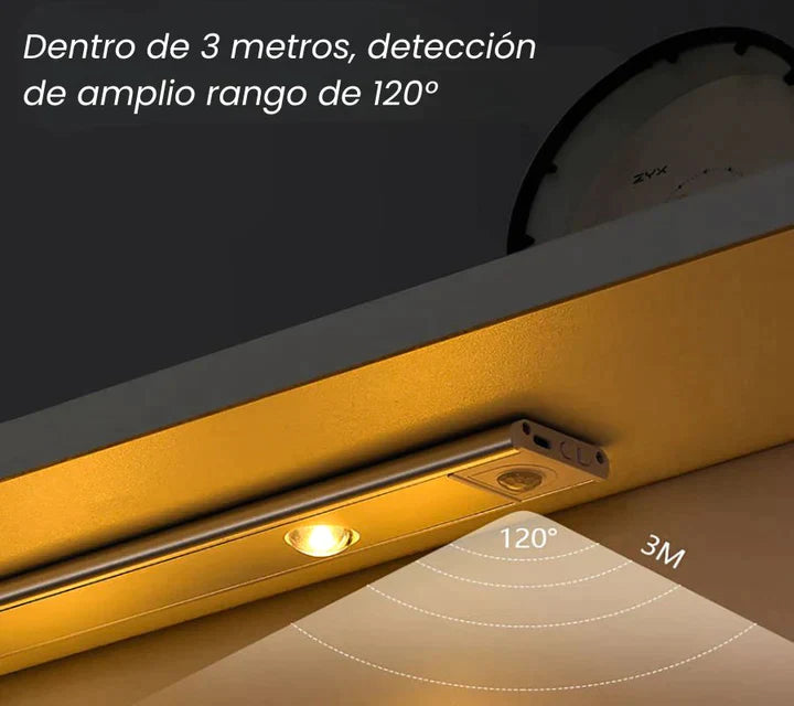 KIT 3 BARRA LED CON SENSOR DE MOVIMIENTO