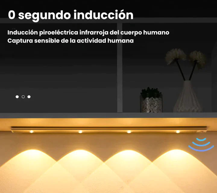 KIT 3 BARRA LED CON SENSOR DE MOVIMIENTO